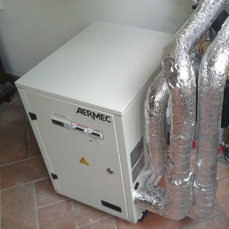 Refrigeratore acqua-acqua condizionamento abitazione