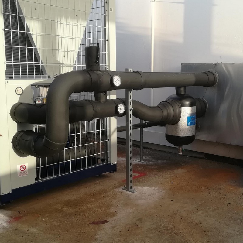 Installazione refrigeratore industriale
